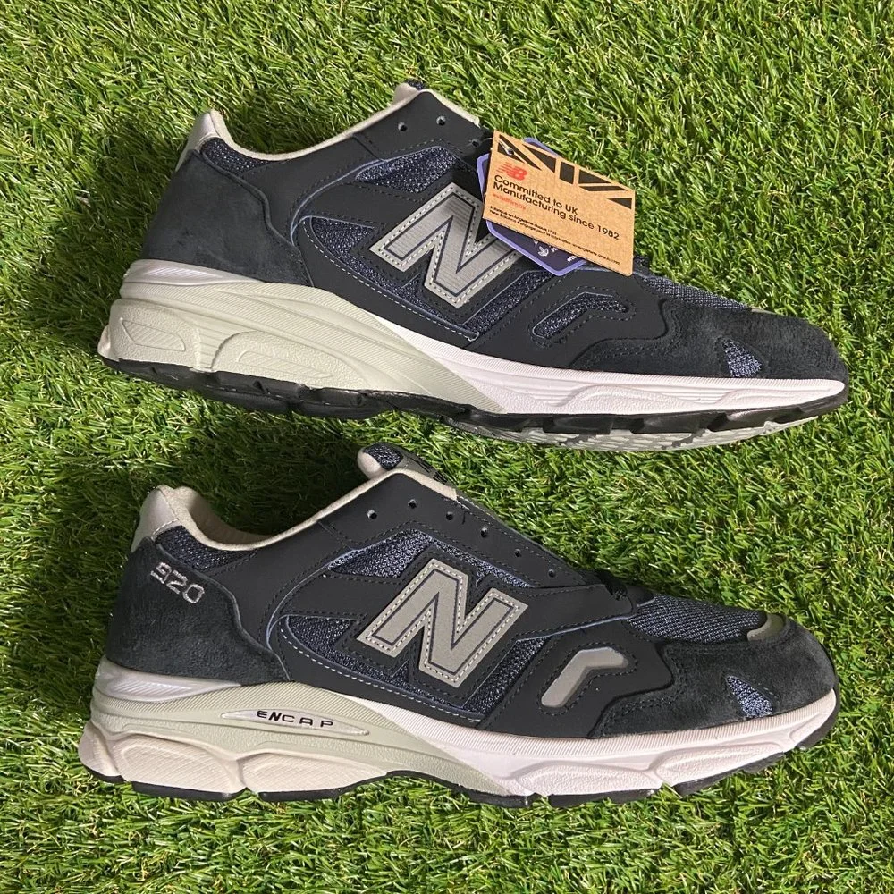 New Balance 920 Navy Blue 3M Silver Reflective M920CNV MADE in ENGLAND Mens